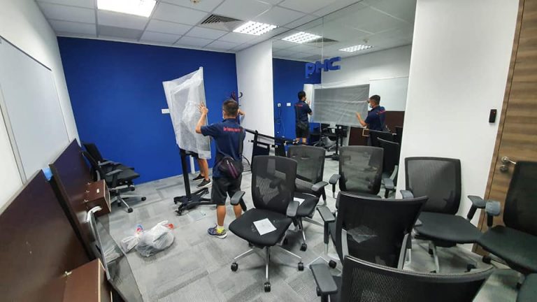 Movers Packing Office Furniture For Relocation