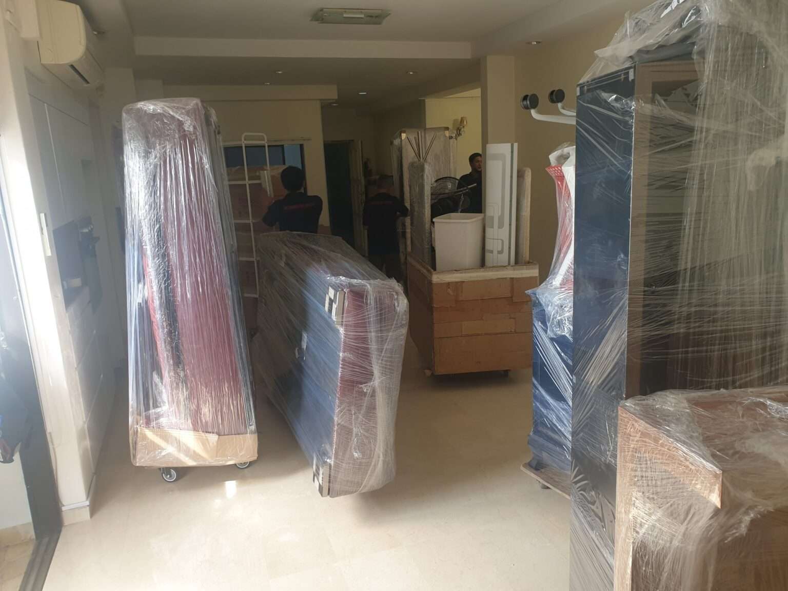 moving all furnitures to new home