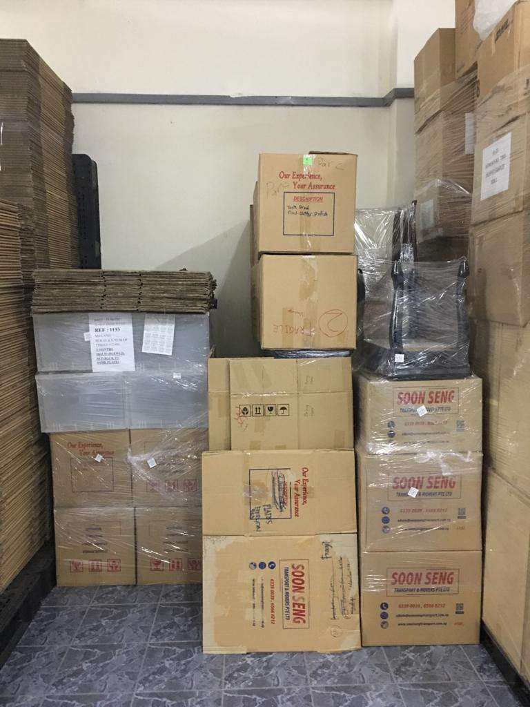 moving boxes from storage in singapore