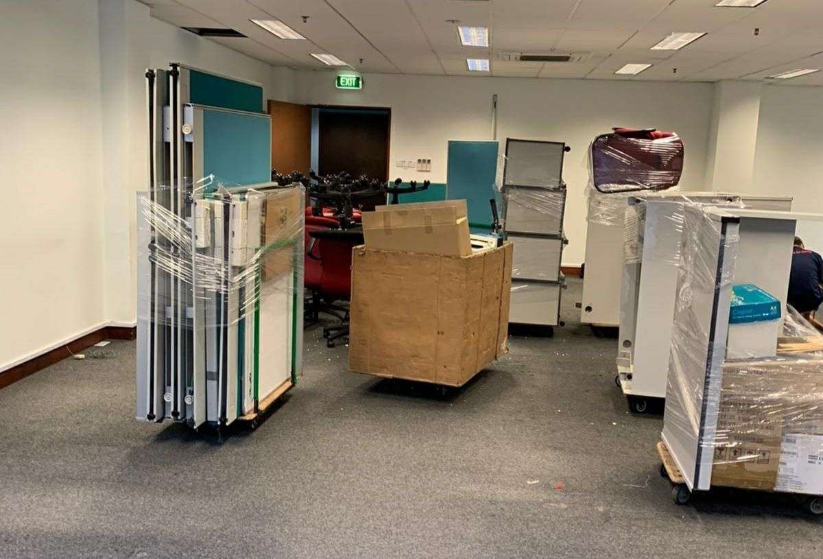 moving items from office to storage in singapore