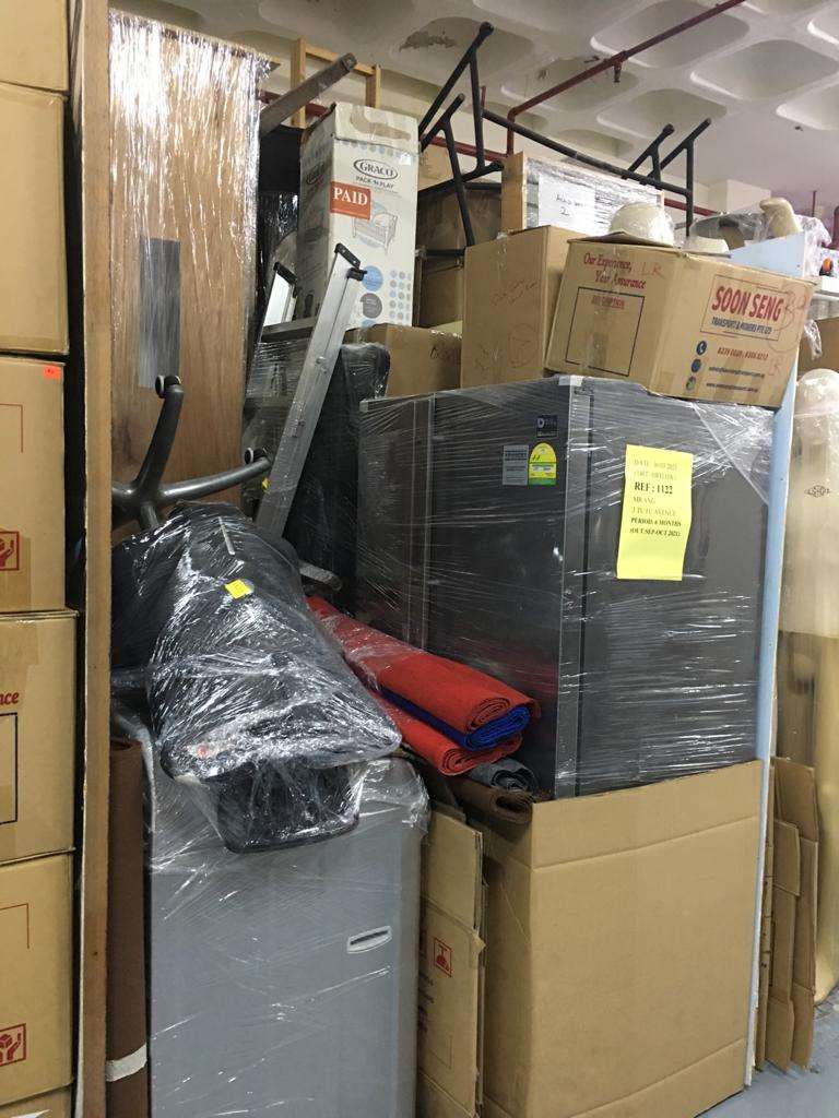 moving storing and disposing items from storage