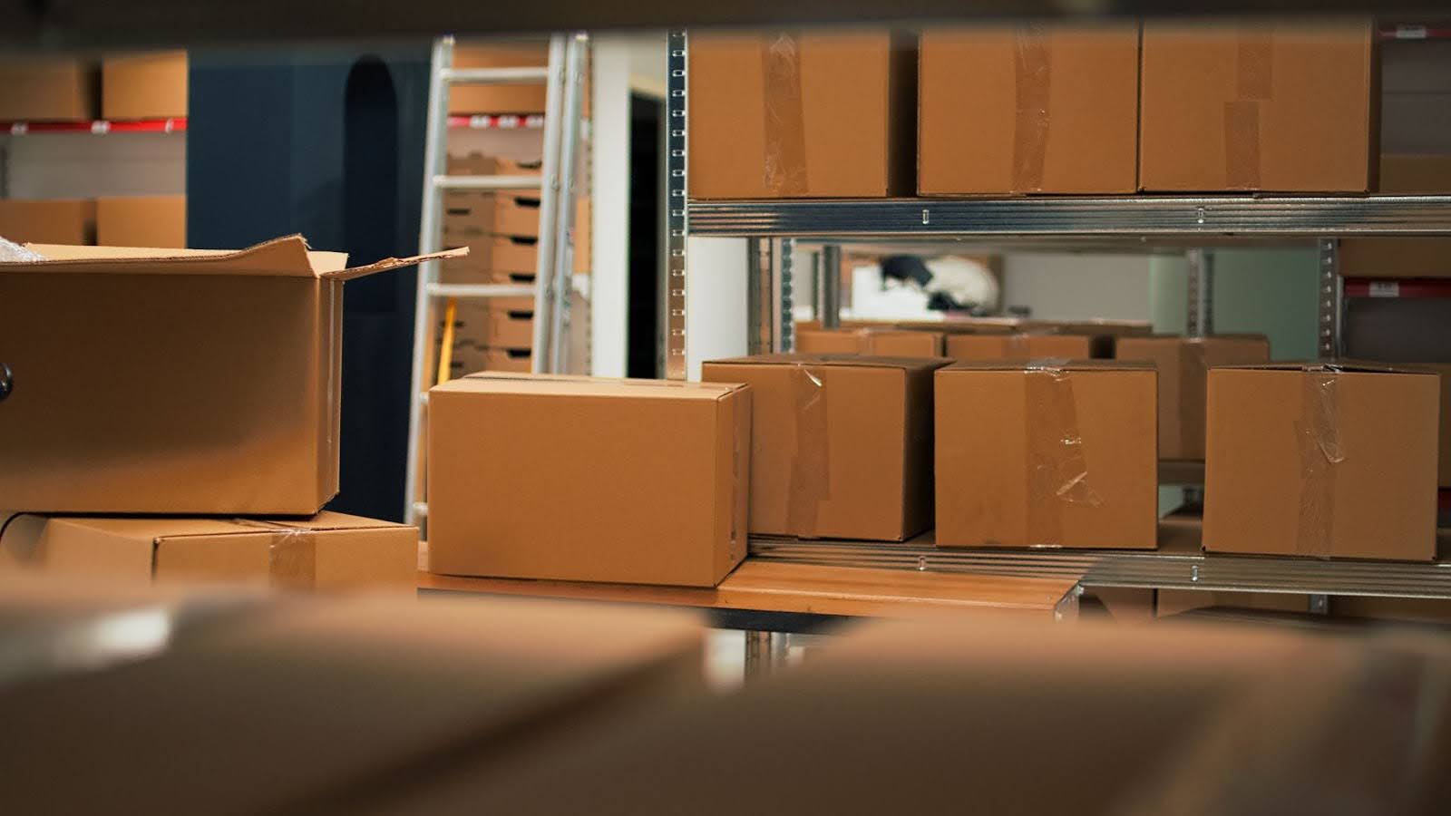 warehouse-with-shelves-and-cardboard-boxes