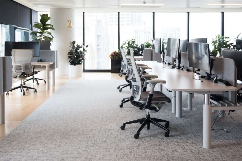 modern office finished relocating